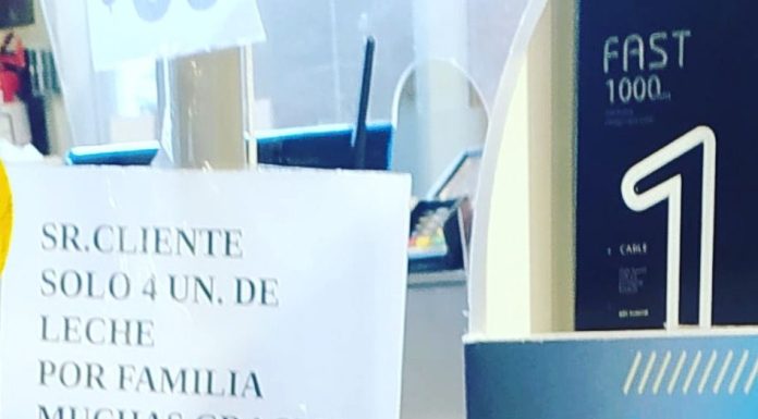 Limitan compra de leche en algunos supermercados de la zona